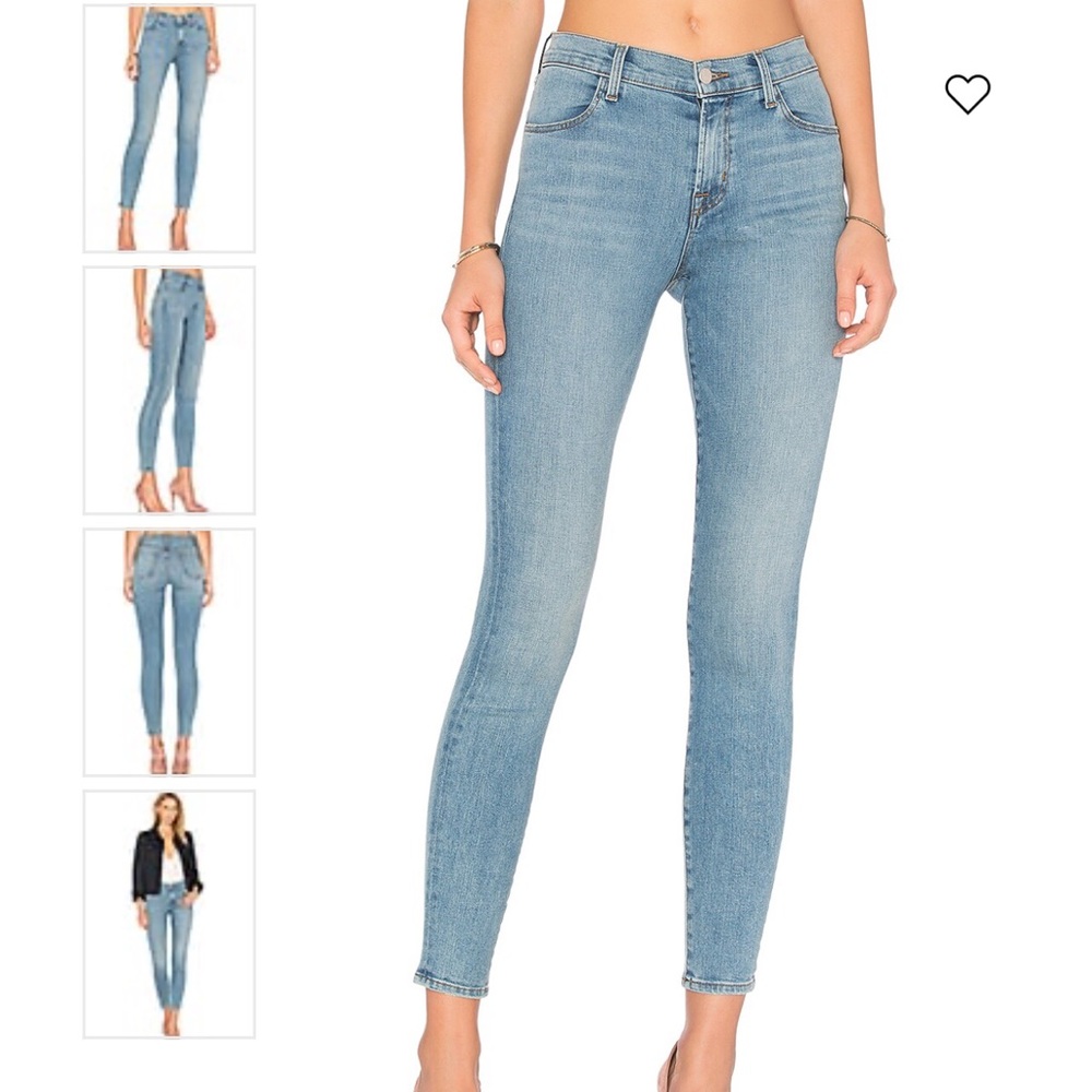 J brand Maria high rise skinny jeans